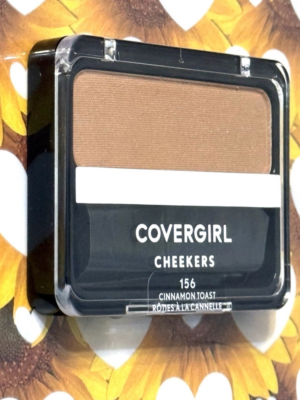 SUPER RARE Covergirl Cheekers 156 CINNAMON TOAST Brown Shimmer Blush *NEW SEALED